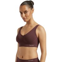 Boody Padded Shaper Crop Bra-Mulberry
